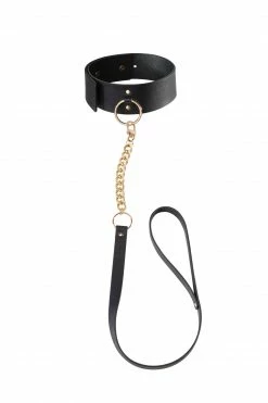 Bijoux Indiscrets New In Maze Wide Choker With Leash