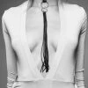 Bijoux Indiscrets New In Maze Black Tassel Choker