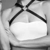 Bijoux Indiscrets New In Maze Black Cross Chest Harness