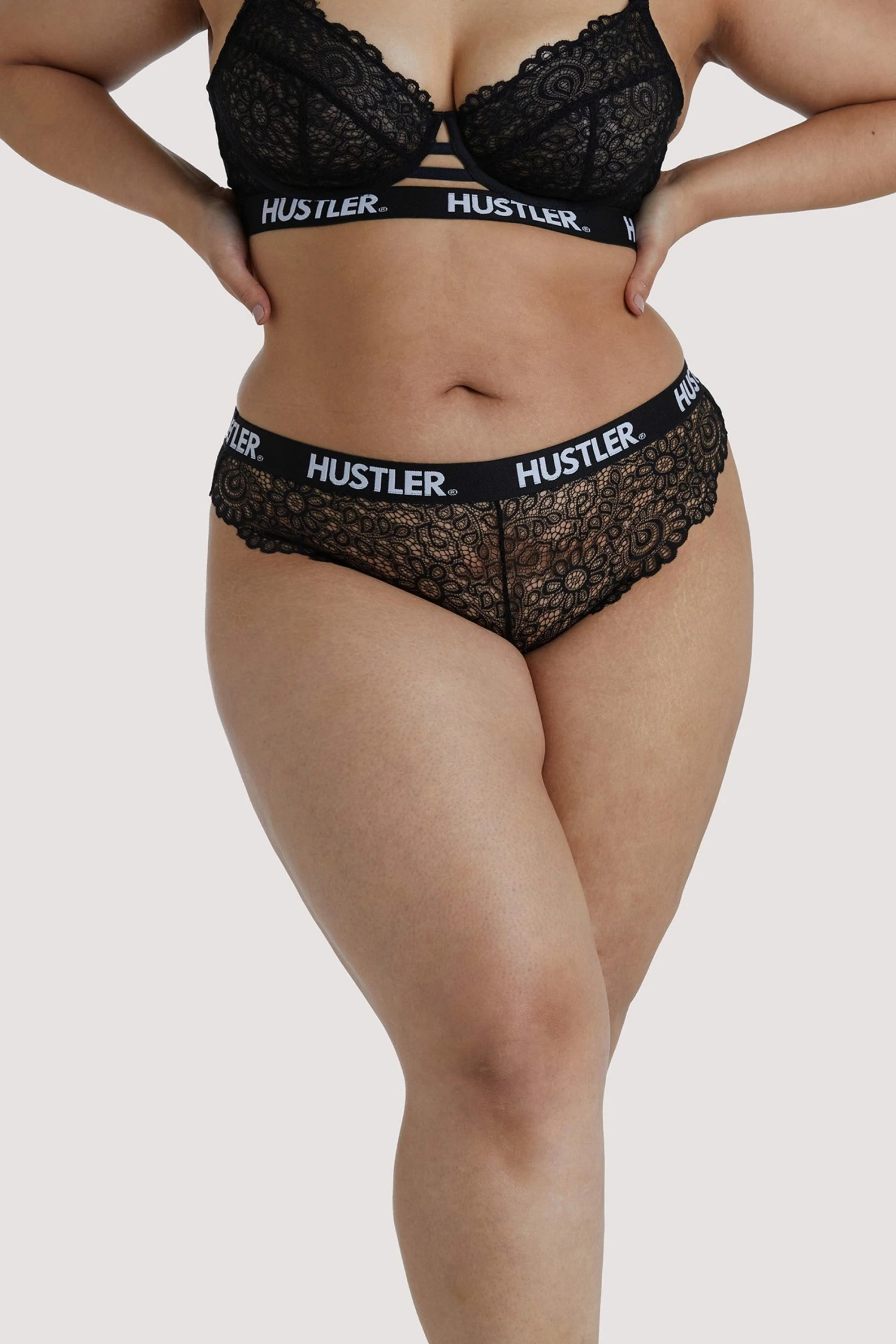 Top 10 ๐คฉ Hustler Branded Black Curve Lace Brief ๐ 1 Hustler Branded Black Curve Lace Brief