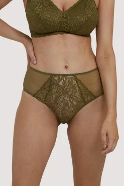 Deja Day Emma Olive Highwaist Brief Knickers