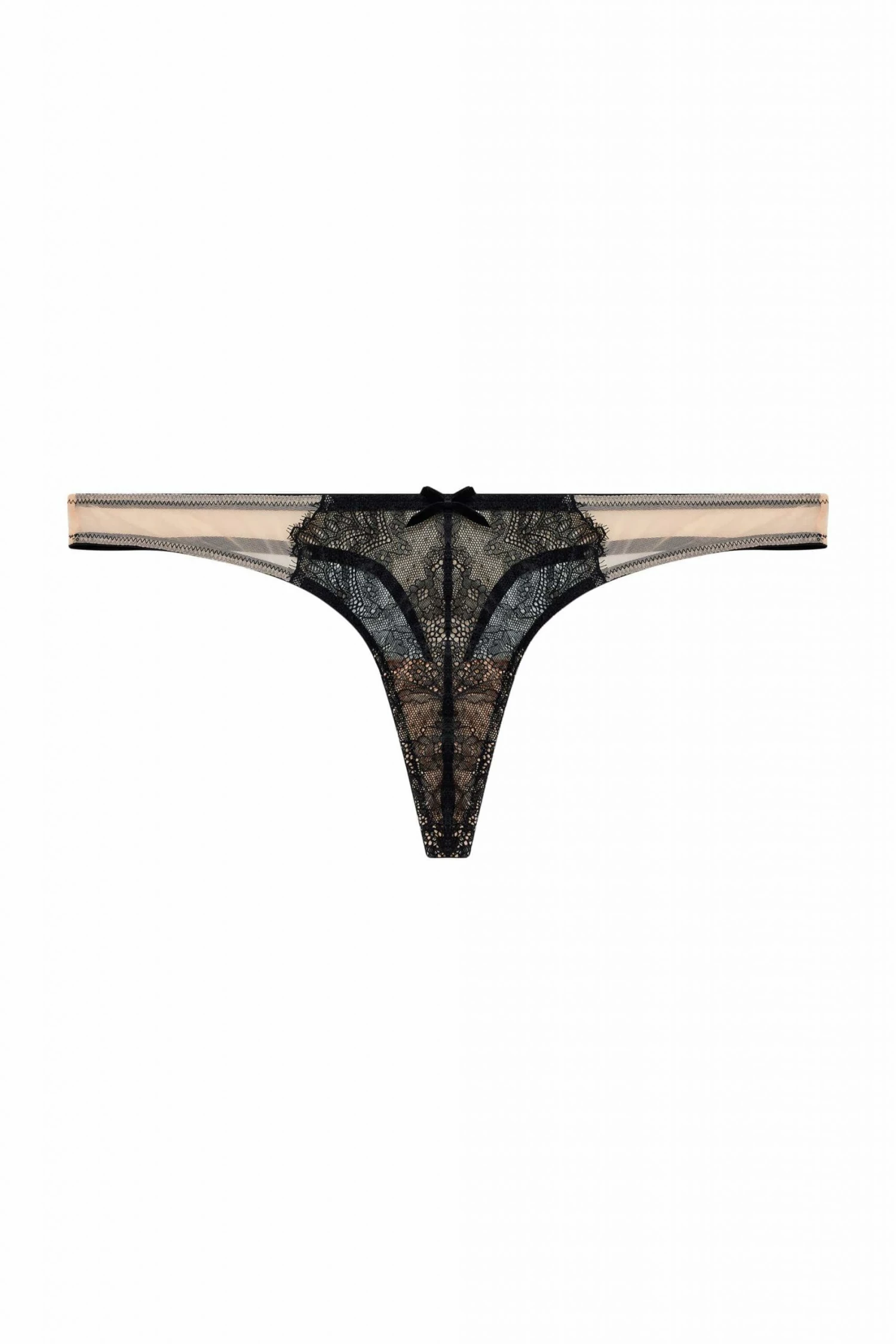 Flash Sale 👏 Deja Day Rosalyn Black And Blush Lace Thong Knickers 🔥 17 Deja Day Rosalyn Black And Blush Lace Thong Knickers
