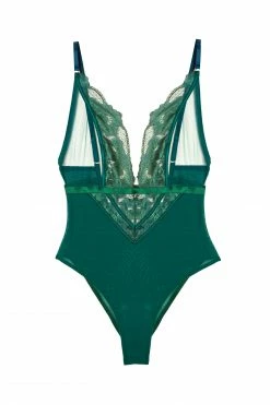 Top 10 🔔 FFFB X PP Gaia Forest Green Lace And Mesh Body 🛒 19 FFFB X PP Gaia Forest Green Lace And Mesh Body
