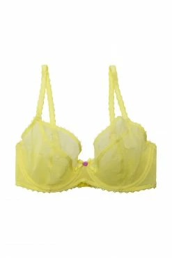 Deja Day Grace Lemon Yellow Plunge Bra New In Bras