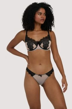 Flash Sale ๐ Deja Day Rosalyn Black And Blush Brazillian Brief Knickers ๐ 26 Deja Day Rosalyn Black And Blush Brazillian Brief Knickers