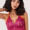 Kilo Brava New In Hot Pink Lace Bralette