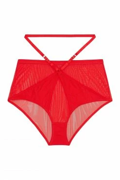 Best Sale โ๏ธ Playful Promises New In Eddie Red Crossover Wrap High Waist Brief ๐ 21 Playful Promises New In Eddie Red Crossover Wrap High Waist Brief