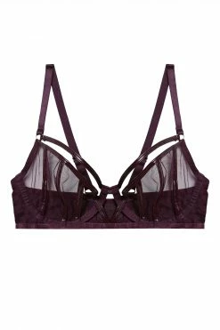 Top 10 🌟 Hustler Kelly Wine PVC Panelled Bra 🥰 11 Hustler Kelly Wine PVC Panelled Bra