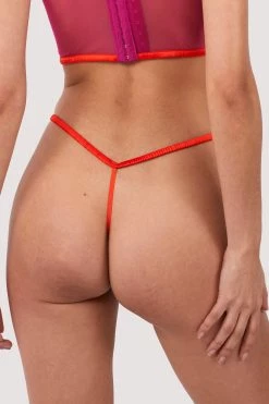 Kilo Brava Hot Pink Lace Thong New In