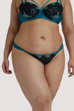 Wholesale 🥰 Playful Promises Anneliese Teal Thong 😉 14 Playful Promises Anneliese Teal Thong