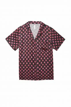 Budget ✨ Wolf & Whistle Heart Print Satin Pyjama Set Nightwear ✔️ 16 Wolf & Whistle Heart Print Satin Pyjama Set Nightwear