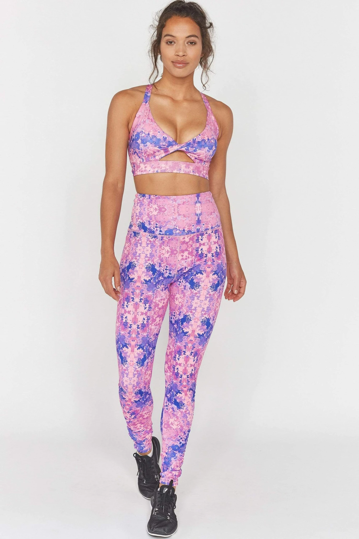 Buy 🛒 Wolf & Whistle Activewear Pink Marble Leggings 🎁 4 Wolf & Whistle Activewear Pink Marble Leggings