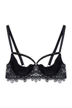 Playful Promises Anaise Black Quarter Cup Bra
