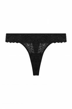 Wolf & Whistle Ariana Black Lace Thong
