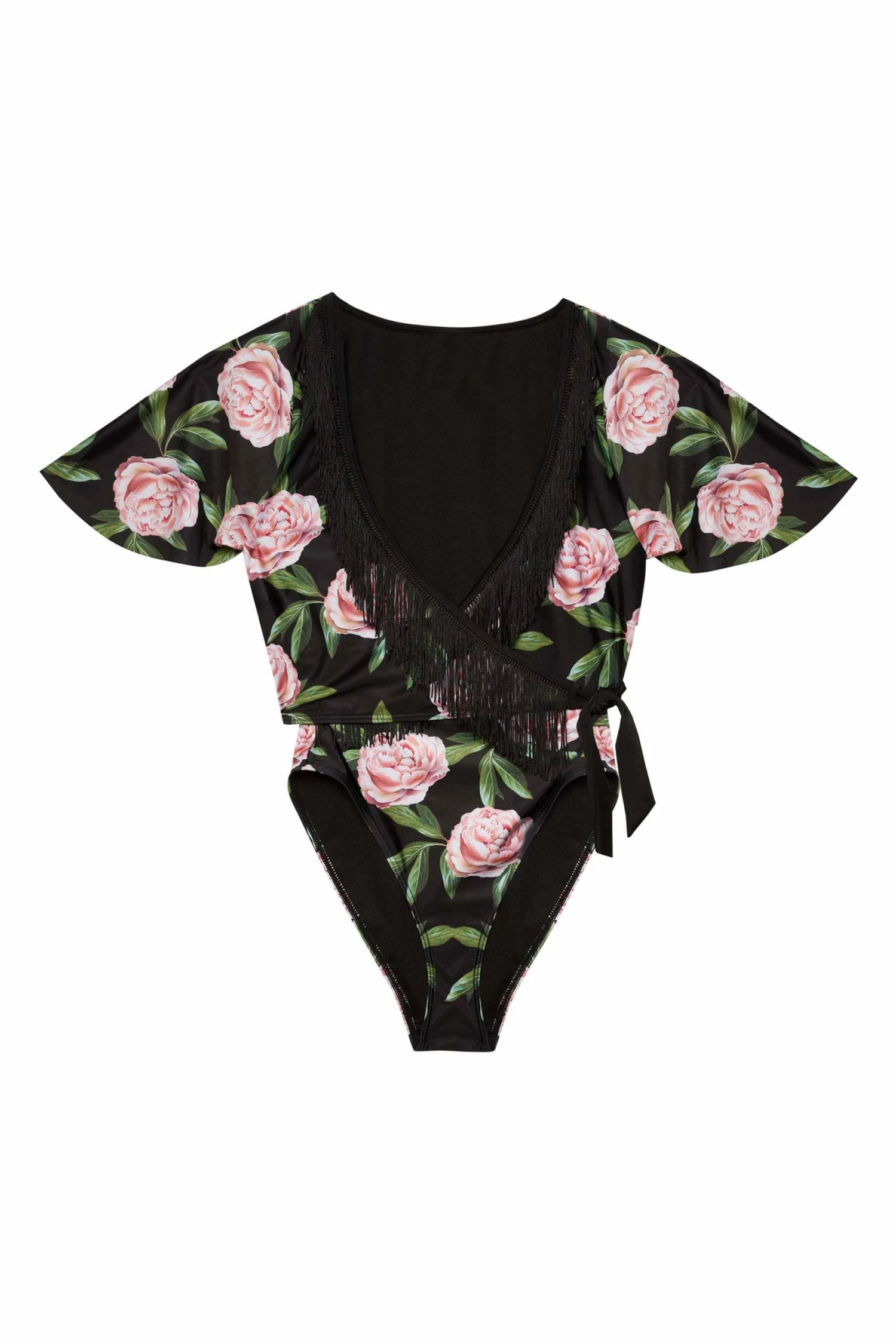 Budget 🤩 Bettie Page Lingerie Swimwear Eco Claudette Roses 🩱 Swimsuit ⭐ 6 Bettie Page Lingerie Swimwear Eco Claudette Roses Swimsuit