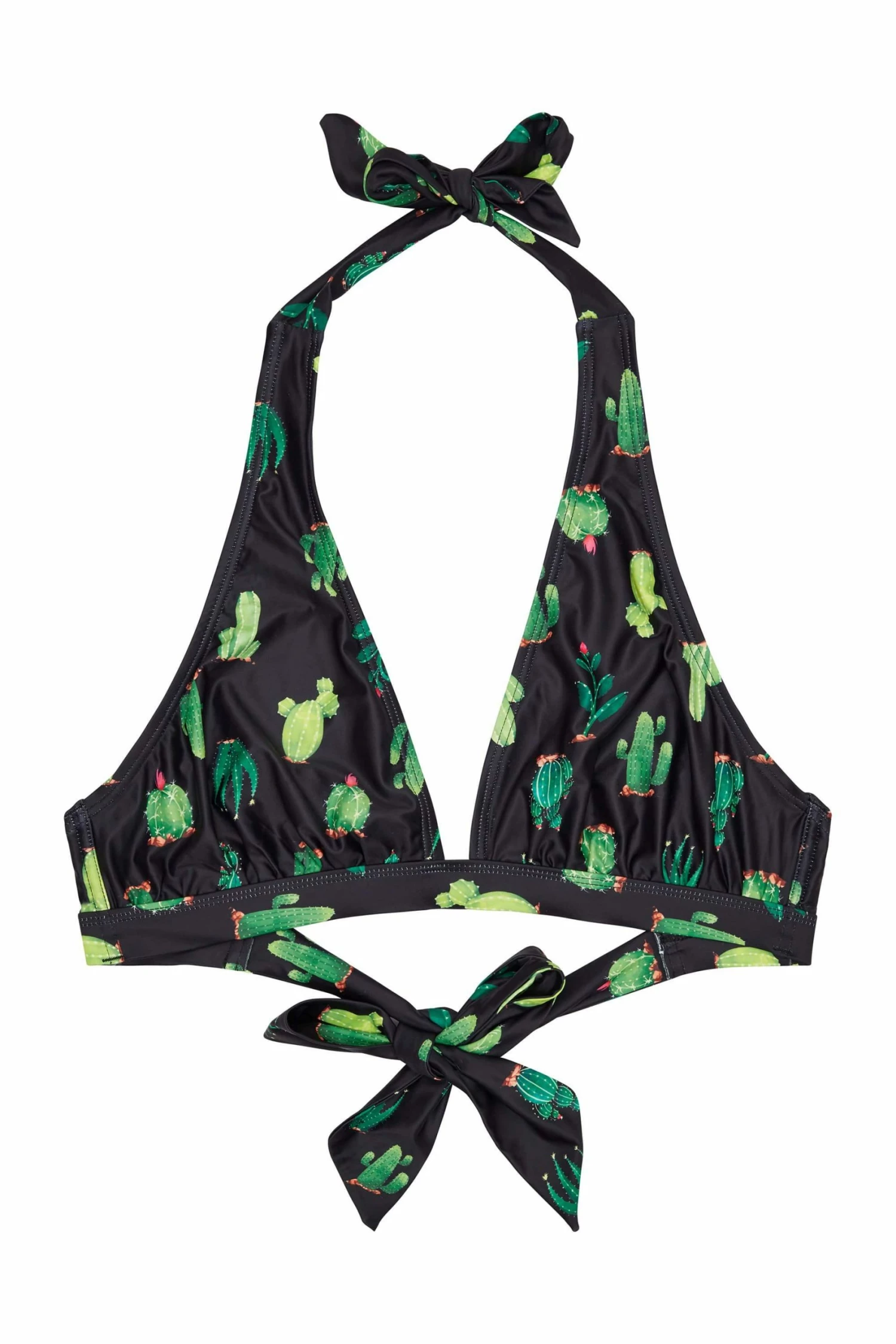 Deals 🔔 Collectif X Playful Promises Cactus Ruched Triangle 👙 Bikini Top Swimwear 👏 6 Collectif X Playful Promises Cactus Ruched Triangle Bikini Top Swimwear