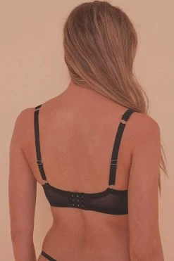 Playful Promises Jaquelina Mustard Contrast Quarter Cup Bra