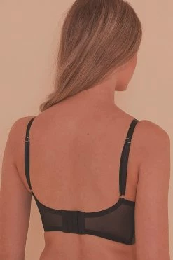 Playful Promises Bras Aerona Lace And Leatherette Longline DD/E-G Bra