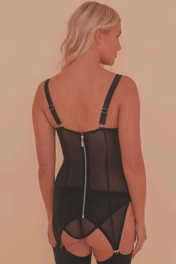 Felicity Hayward X PP Marnie Retro Girdle Dress Black