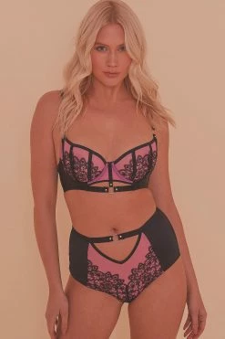 Discount โค๏ธ Playful Promises Bras Emelda Lilac Ring Detail Core Satin And Lace Bra A - D ๐ 7 Playful Promises Bras Emelda Lilac Ring Detail Core Satin And Lace Bra A - D