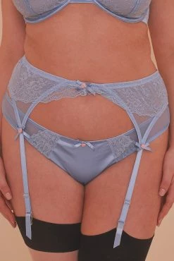 Felicity Hayward X PP Sybil Baby Blue Suspender Curve