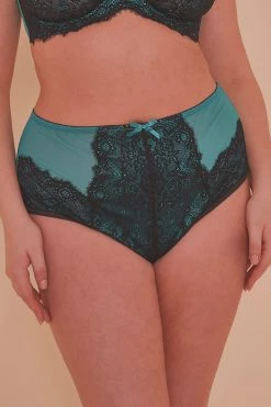 Playful Promises Knickers Ezmae Teal HW Brief
