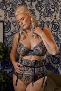 Dita Von Teese Lingerie New In Bras Evelina Blue Curve Bra