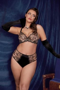 Dita Von Teese Lingerie Severine Black Brief Curve