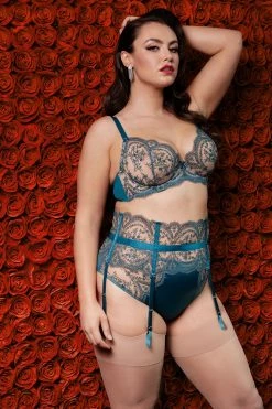 Dita Von Teese Lingerie Severine Shady Spruce Brief Curve