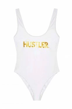 Hustler White Swimsuit