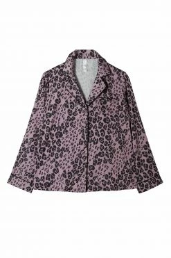 Wolf & Whistle Kaylee Long Sleeve Lilac Animal PJs