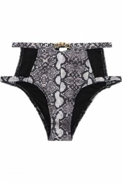 Wolf & Whistle Eco Snakeskin Chain High Waist Brief