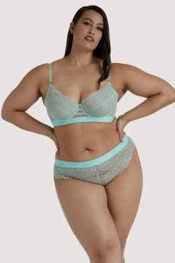 Hot Sale โจ Hustler Branded Mint Curve Lace Brief Everyday Lingerie ๐ 9 Hustler Branded Mint Curve Lace Brief Everyday Lingerie
