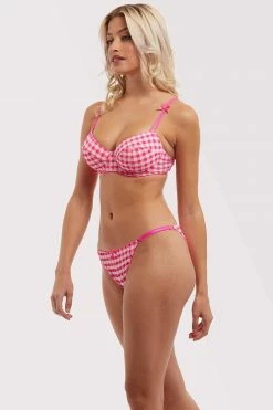 Squish Daisy Pink Gingham Brief