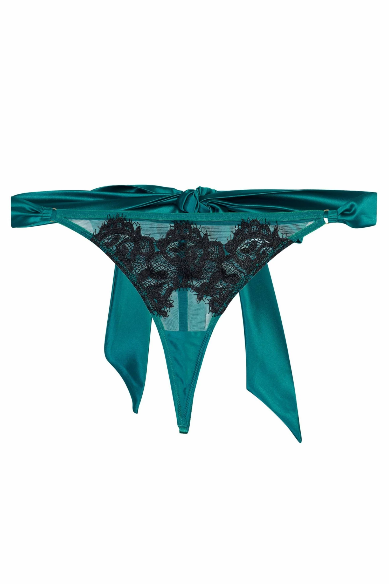 Wholesale 🥰 Playful Promises Anneliese Teal Thong 😉 6 Playful Promises Anneliese Teal Thong