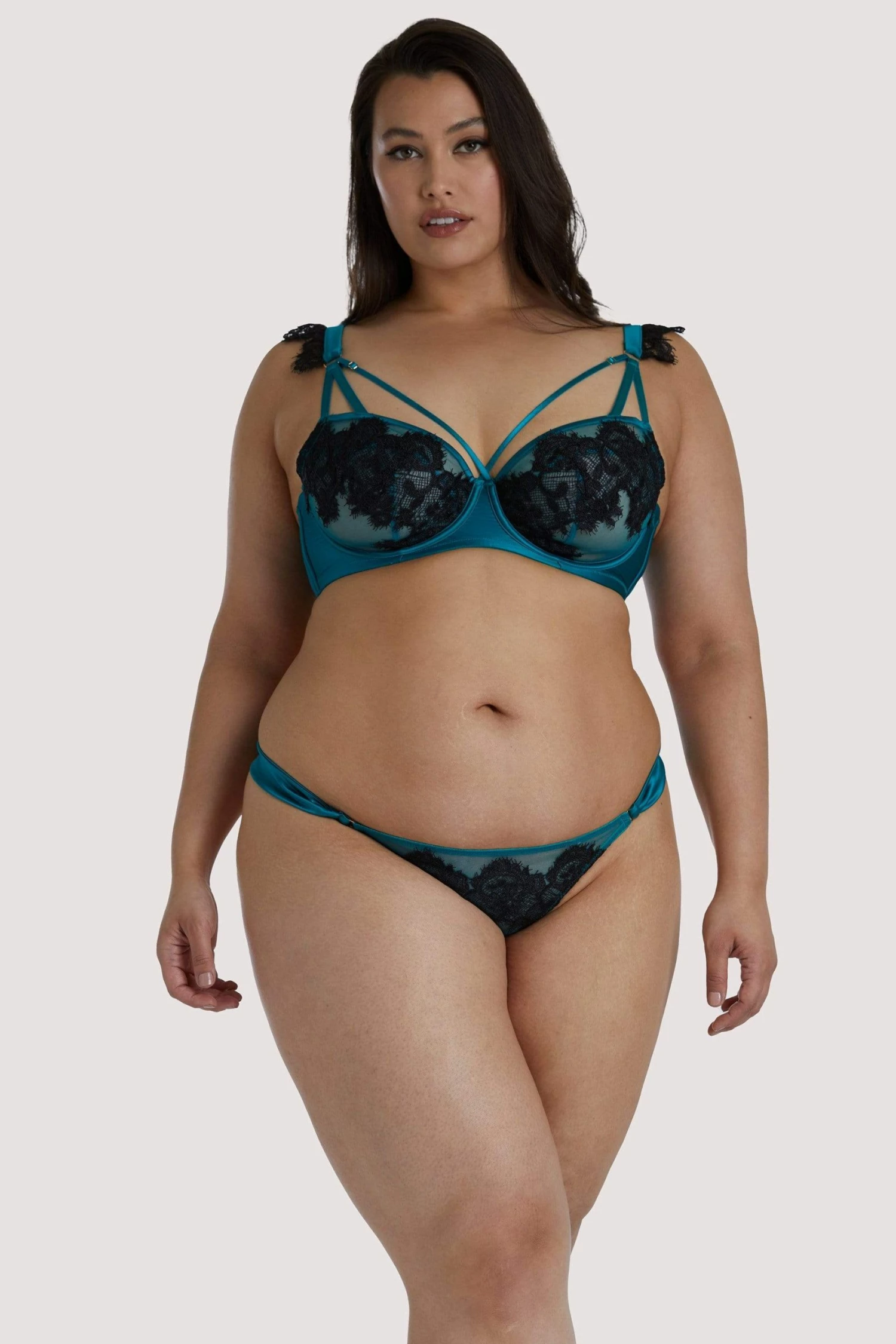 Wholesale 🥰 Playful Promises Anneliese Teal Thong 😉 8 Playful Promises Anneliese Teal Thong