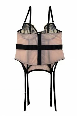 Playful Promises Dakota Snake Basque With Cut Out Front Basques & Corsets
