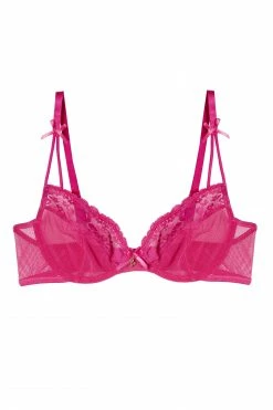 Squish New In Bras Jordan Hot Pink Cherry Plunge Bra