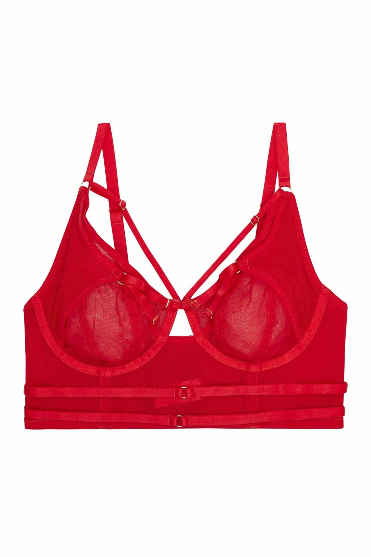 Best Sale ๐ Playful Promises New In Eddie Red Crossover Wrap Bra ๐ 11 Playful Promises New In Eddie Red Crossover Wrap Bra