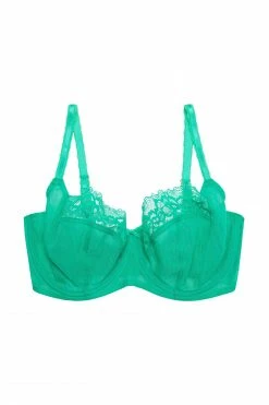 Deja Day Rosalyn Emerald Green Balcony Bra Bras