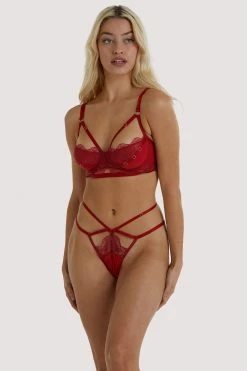 Wholesale ๐ Wolf & Whistle New In Iris Slider Red Balcony Bra ๐ 11 Wolf & Whistle New In Iris Slider Red Balcony Bra