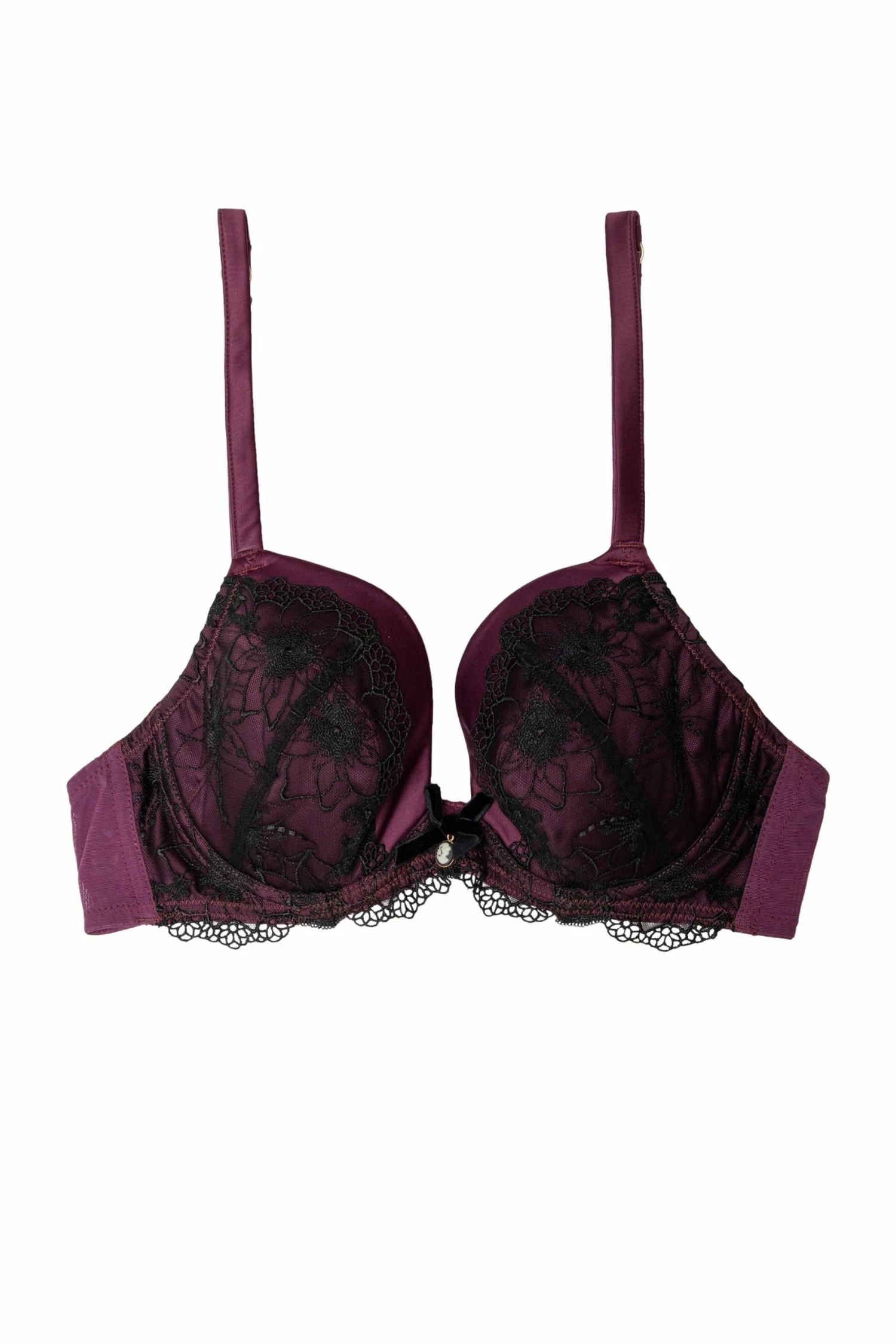 Promo 😍 Playful Promises Bras Muriel Purple Plunge Bra 💯 9 Playful Promises Bras Muriel Purple Plunge Bra