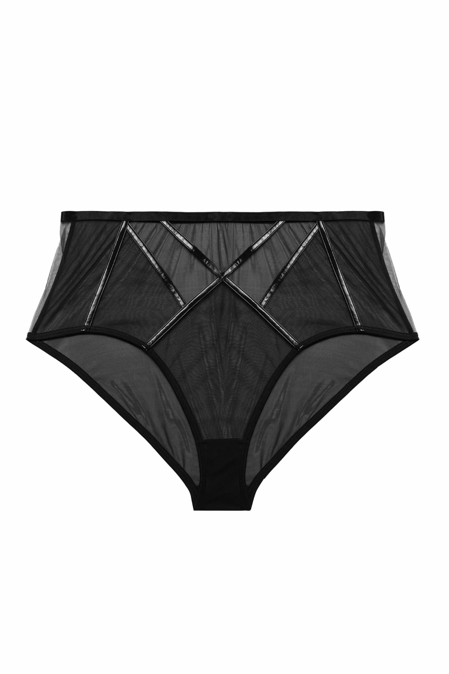 Top 10 ๐งจ Hustler Kelly Black PVC Curve Highwaisted Brief Knickers ๐ 1 Hustler Kelly Black PVC Curve Highwaisted Brief Knickers