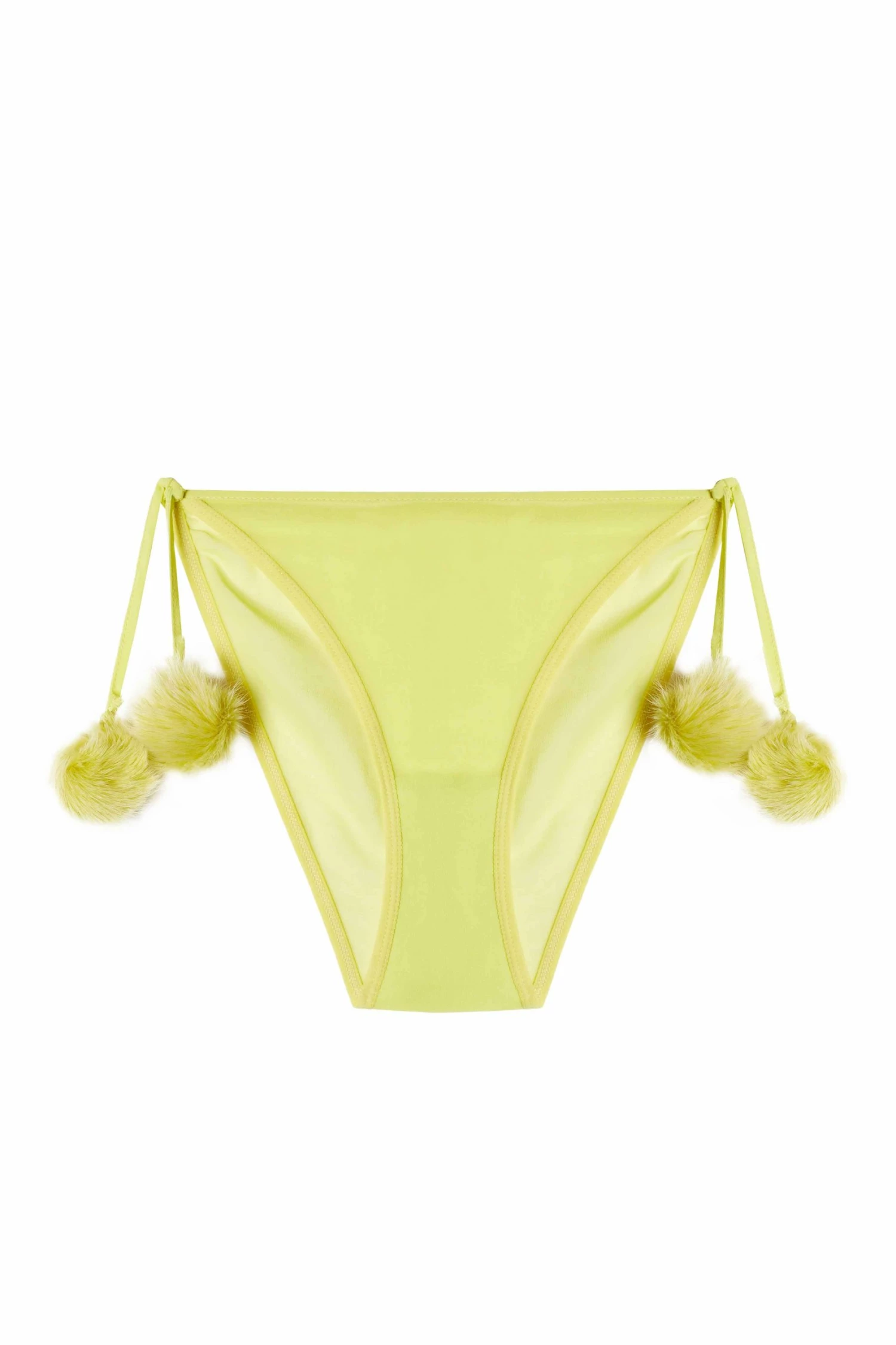 Best deal ⌛ Bettie Page Lingerie Dolores Pom Pom Brief Chartreuse Nightwear 🎁 6 Bettie Page Lingerie Dolores Pom Pom Brief Chartreuse Nightwear