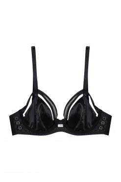 Discount 💯 Playful Promises Charlie Black Cut-out Plunge Bra 🎉 19 Playful Promises Charlie Black Cut-out Plunge Bra