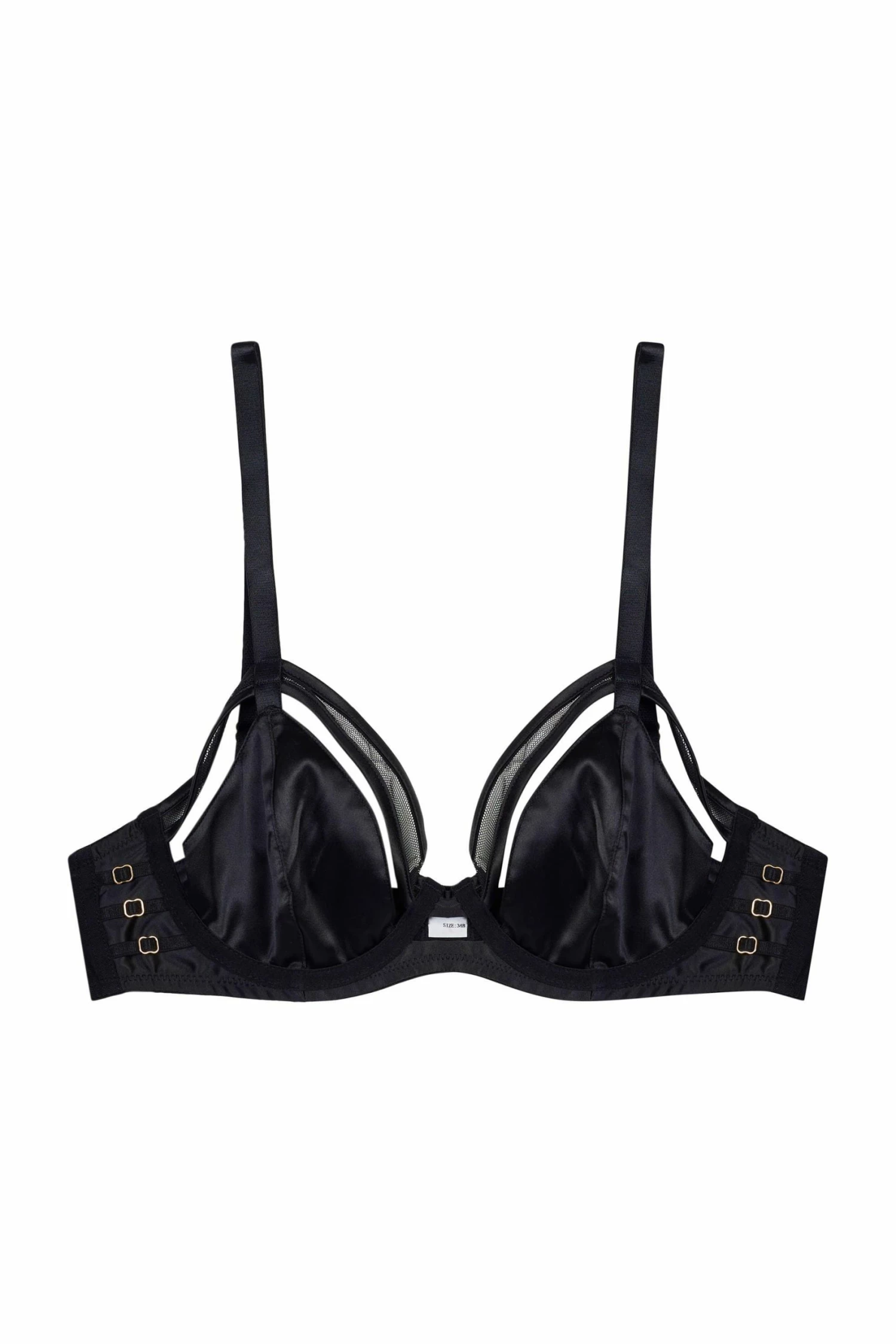 Discount 💯 Playful Promises Charlie Black Cut-out Plunge Bra 🎉 10 Playful Promises Charlie Black Cut-out Plunge Bra