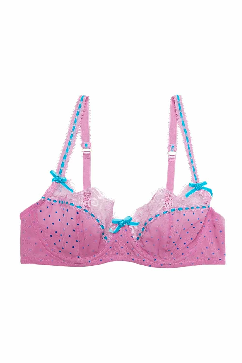 Brand new 🧨 Playful Promises New In Bras Sophia Pink High Apex Bra 🧨 14 Playful Promises New In Bras Sophia Pink High Apex Bra