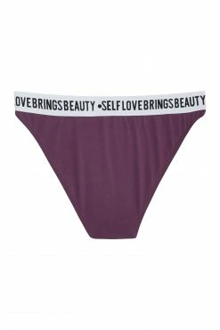 Felicity Hayward X PP Everyday Lingerie Felicity Hayward Self Love Purple Curve Brief