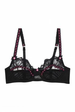 Playful Promises Bras Monica Ribbon Slot Lace Bra