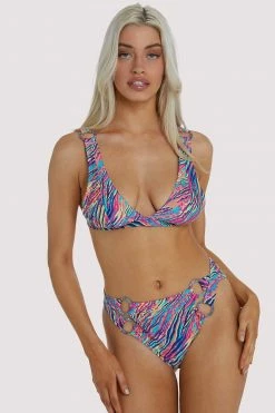 Wolf & Whistle Swimwear Emery Triangle Bikini Top